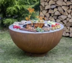 Popular BBQ Grills Corten Steel BBQ Fire Pit Table