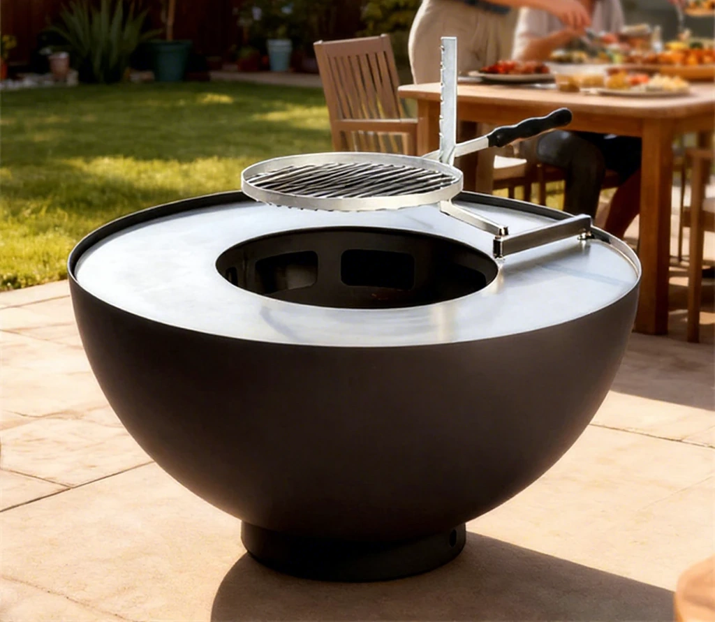 product_image_1775559711_69779244 Popular BBQ Grills Corten Steel BBQ Fire Pit Table