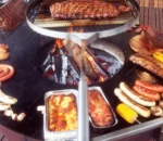 Top Seller Modern Corten Steel Galvanized Steel Eco-Friendly Outdoor Fire Pit Barbecue Grill BBQ
