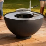 Rusty Outdoor Corten Steel Galvanized Steel BBQ Grill Fire Pit OEM Manufacture