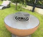 Modern Patio Heavy Duty Corten Steel Eco-Friendly Fire Pit BBQ Brazier