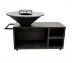 Modern Large BBQ Corten Steel Fire Pit Wood Burning Metal Fire Pits Barbecue