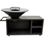 Modern Large BBQ Corten Steel Fire Pit Wood Burning Metal Fire Pits Barbecue