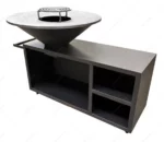 Corten Steel Bbq Top Sell Corten Steel Fire Pit Barbecue Grill Bbq
