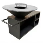 Corten Outdoor Grill Barbeque Grill Camping Outdoor Corten Steel Heavy Duty BBQ