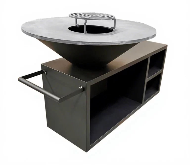 Corten Outdoor Grill Barbeque Grill Camping Outdoor Corten Steel Heavy Duty BBQ