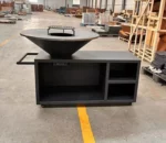 Modern Steel Charcoal Grill Tabletop for Restaurant & Barbeque for Grill Bar & Fire Pit