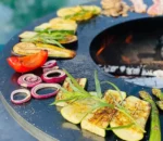 Corten Steel Fire Pit Barbecue Grill Bbq Charcoal Barbecue Grill Corten Steel European Bbq Grill Metal Barbecue