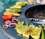 Corten Steel Bbq Gill Bbq Grill Corten Steel Fire Pit Barbecue Large Corten Steel