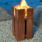 Corten Steel Bbq Fire Pits Outdoor Bbq Grill Charcoal Garden Outdoor Corten Steel Bbq Grill