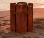 Market Hot Selling High Quality Factory Corten Steel BBQ Grill Wood-Burning BBQ Grill