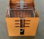 Factory Latest Square Cooking Corten Steel Fire Pit Barbecue Grill