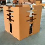 Brand New High Quality Modern Corten Steel BBQ Grills with Trolley Easily Assembled for Charcoal & Wood Burning