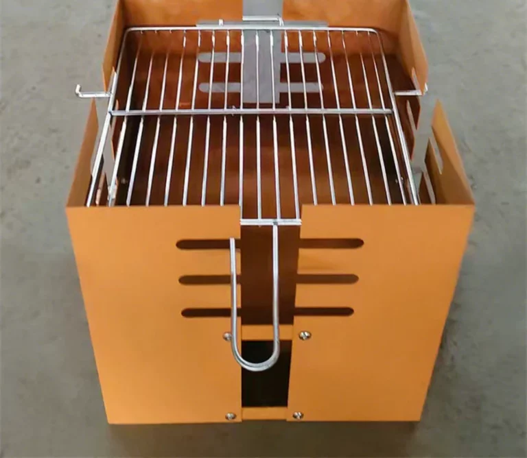 Customized Corten Steel Fire Pit Metal Table Barbecue BBQ Grills