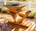 Brand New High Quality Corten Steel BBQ Low Price Outdoor Kitchen Smoker BBQ Grill