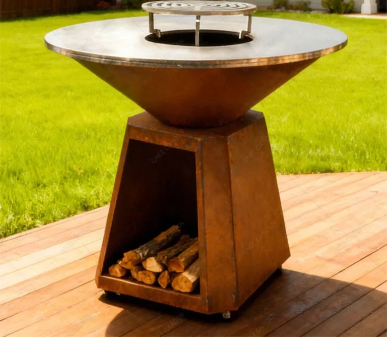 Unique BBQ Grill Factory Customize Hot New Product Corten Steel BBQ Brazier