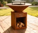 Factory Wholesale Corten Steel Bbq Grills for Camping and Bonfire