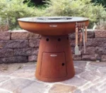 Outdoor Decorative BBQ Wood Burning Fire Stove With Tool Accessories