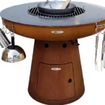 Outdoor Decorative BBQ Wood Burning Fire Stove With Tool Accessories