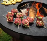 Outdoor Decorative BBQ Wood Burning Fire Stove With Tool Accessories