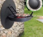 Outdoor Decoration Large Hanging Fire Bowl Tripod Fire Pit Cauldron Fire Pit BBQ