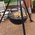Top Sale Wood Burning Corten Steel Fire Bowl BBQ Grill