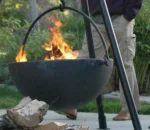 Top Sale Wood Burning Corten Steel Fire Bowl BBQ Grill