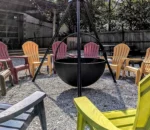 Top Sale Wood Burning Corten Steel Fire Bowl BBQ Grill