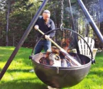 Top Sale Wood Burning Corten Steel Fire Bowl BBQ Grill