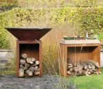 New Design Corten Steel Garden Antique Outdoor Heaters Fire Pit BBQ Rust BBQ Pit