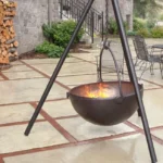 Pakistan Modern Powder Coated Steel BBQ Grill with Trolley for Indoor/Outdoor Use Commercial Restaurant Grade