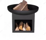 Garden Kitchen Heavy Duty Corten Steel Eco-Friendly Firewood BBQ Fire Pit Grill