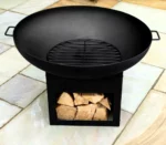 Garden Kitchen Heavy Duty Corten Steel Eco-Friendly Firewood BBQ Fire Pit Grill