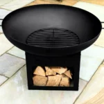 Garden Kitchen Heavy Duty Corten Steel Eco-Friendly Firewood BBQ Fire Pit Grill