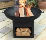 Garden Kitchen Heavy Duty Corten Steel Eco-Friendly Firewood BBQ Fire Pit Grill