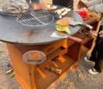 Corten Steel BBQ Fire Bowl Custom Outdoor Fire Pit