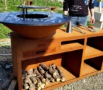 Corten Steel BBQ Fire Bowl Custom Outdoor Fire Pit