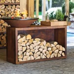 Antique Outdoor Corten Steel Fireplace BBQ Grill for Promotion