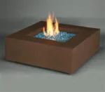 Corten Steel Propane Gas Fire Pit Table for Outdoor Garden Elegant Gas Fire Pit Table