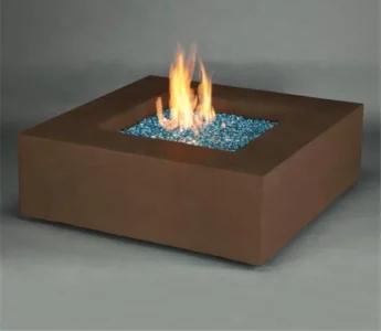 Corten Steel Propane Gas Fire Pit Table for Outdoor Garden Elegant Gas Fire Pit Table