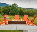 Garden Furniture Fire Pit Corten Steel Patio Heater Outdoor Gas Fire Table