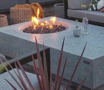 Propane Gas Corten Steel Fire Pit Bowl Outdoor Eco-Friendly Powder Coated