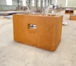 Modern Eco-Friendly Backyard Patio Corten Steel Gas Fire Pit Table