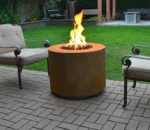 Decorative Modern Design Propane Fire Pit Table Gas Outdoor Corten Steel Fire Pit Nature Gas