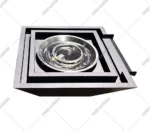 Rust Steel Propane Fire Pits Gas Fire Place Outdoor Corten Steel Natural Gas Fire Pit Burner