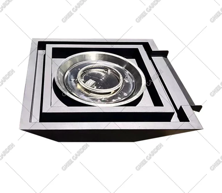 Rust Steel Propane Fire Pits Gas Fire Place Outdoor Corten Steel Natural Gas Fire Pit Burner