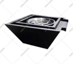 Rust Steel Propane Fire Pits Gas Fire Place Outdoor Corten Steel Natural Gas Fire Pit Burner