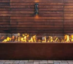 Corten Steel Metal Gas Fire Bowls Fire Table Outdoor