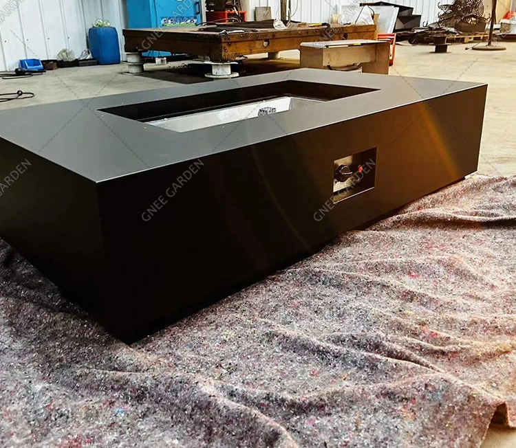 Outdoor Corten Steel Natural Gas and Fire Pit Fire Pit Gas Corten Steel Fire Pit