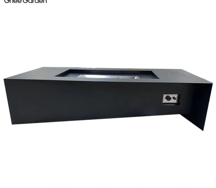 Corten Steel Gas Fire Place Safety Propane Fuel Burner Fire Pit Eco-Friendly Outdoor Warming